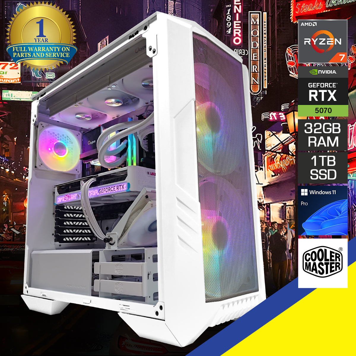 Optima Haf 500 White Desktop Gaming PC