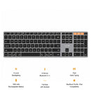 ProtoArc K110-A Full Size Backlit Aluminum Bluetooth Keyboard for Mac (Space Grey) (CP016741)