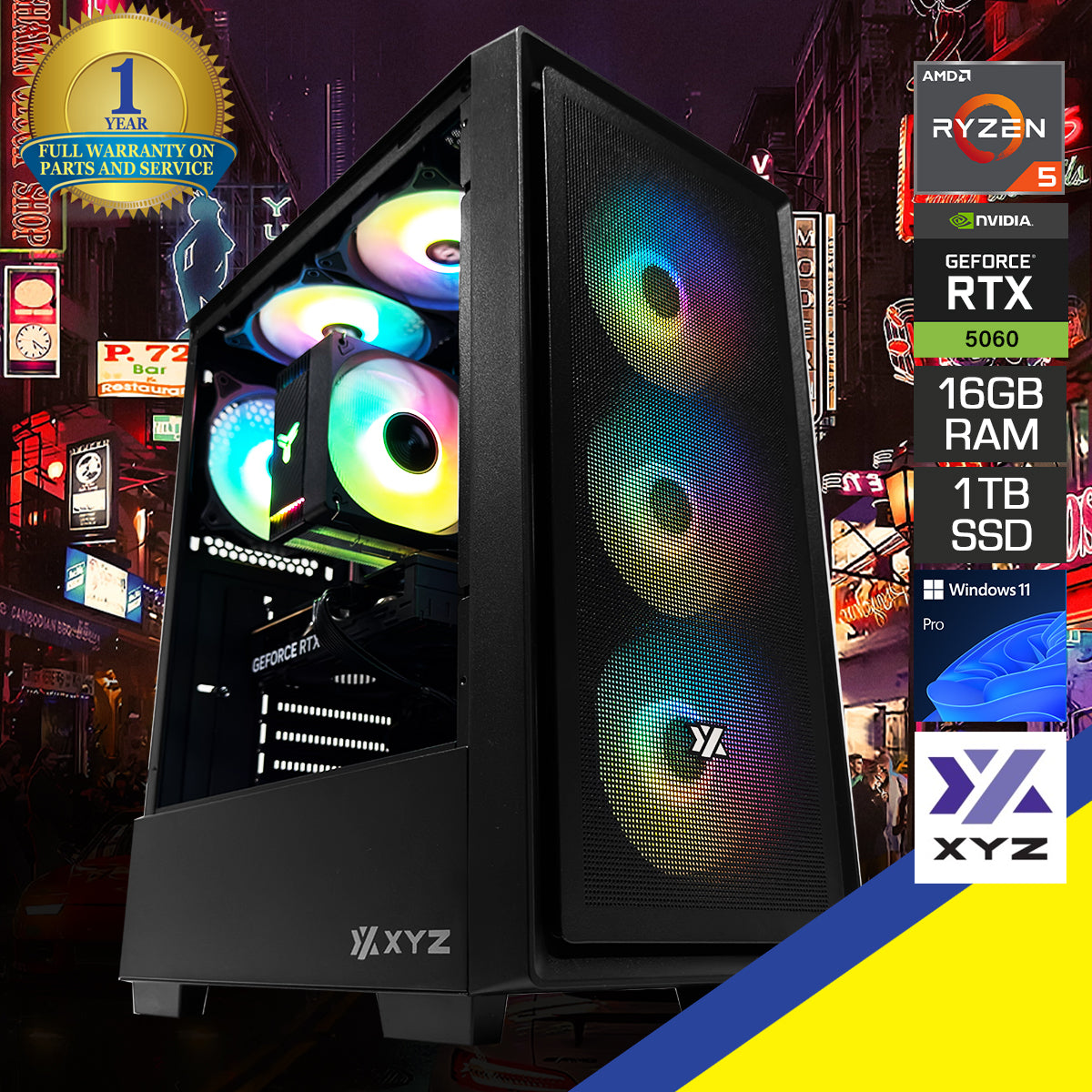 Sigma Airone Black Desktop Gaming PC