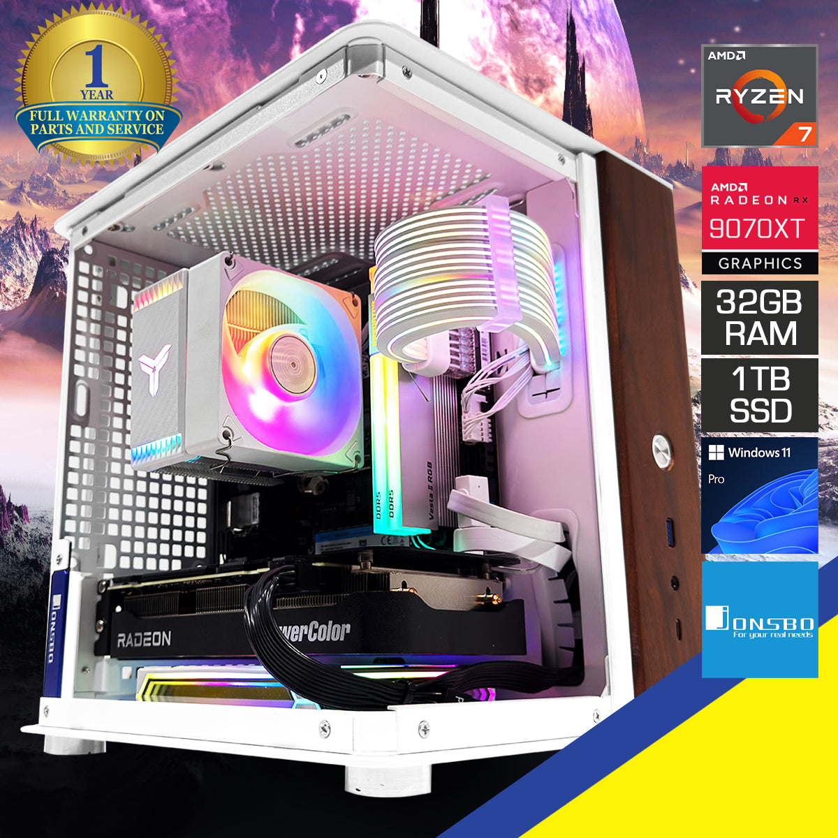 Sophos TK-0 White Desktop Gaming PC