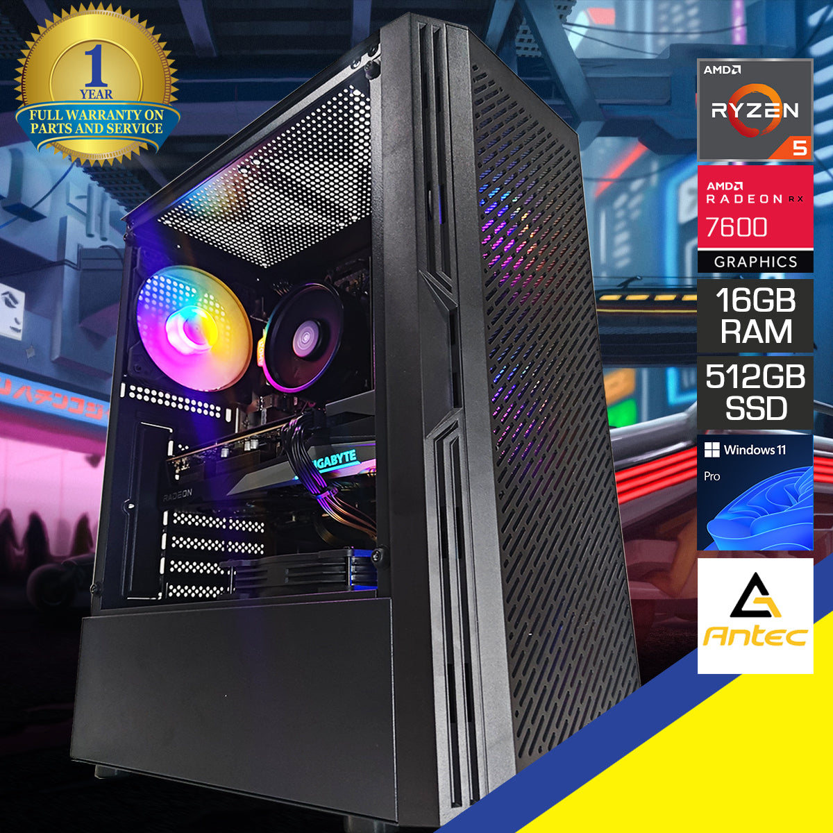 Alpha AX20 Black Desktop Gaming PC