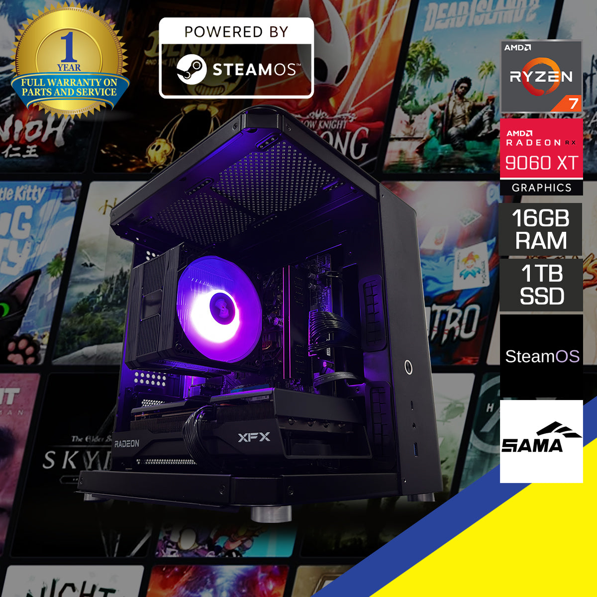 Aurora S TK-1 Black Desktop Gaming PC
