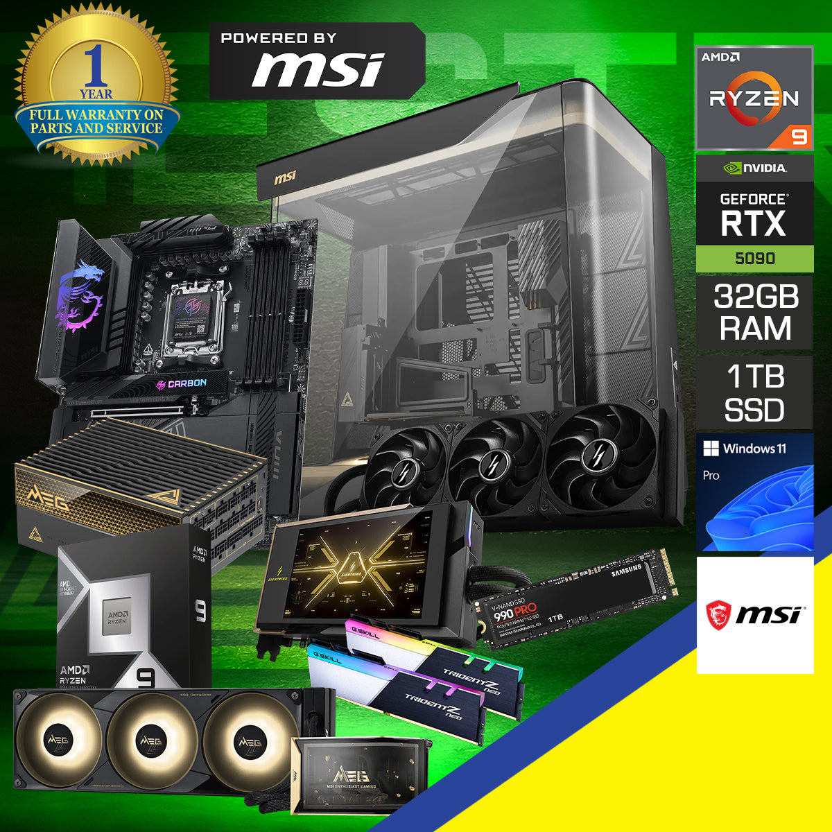 MSI MAESTRO Desktop Gaming PC