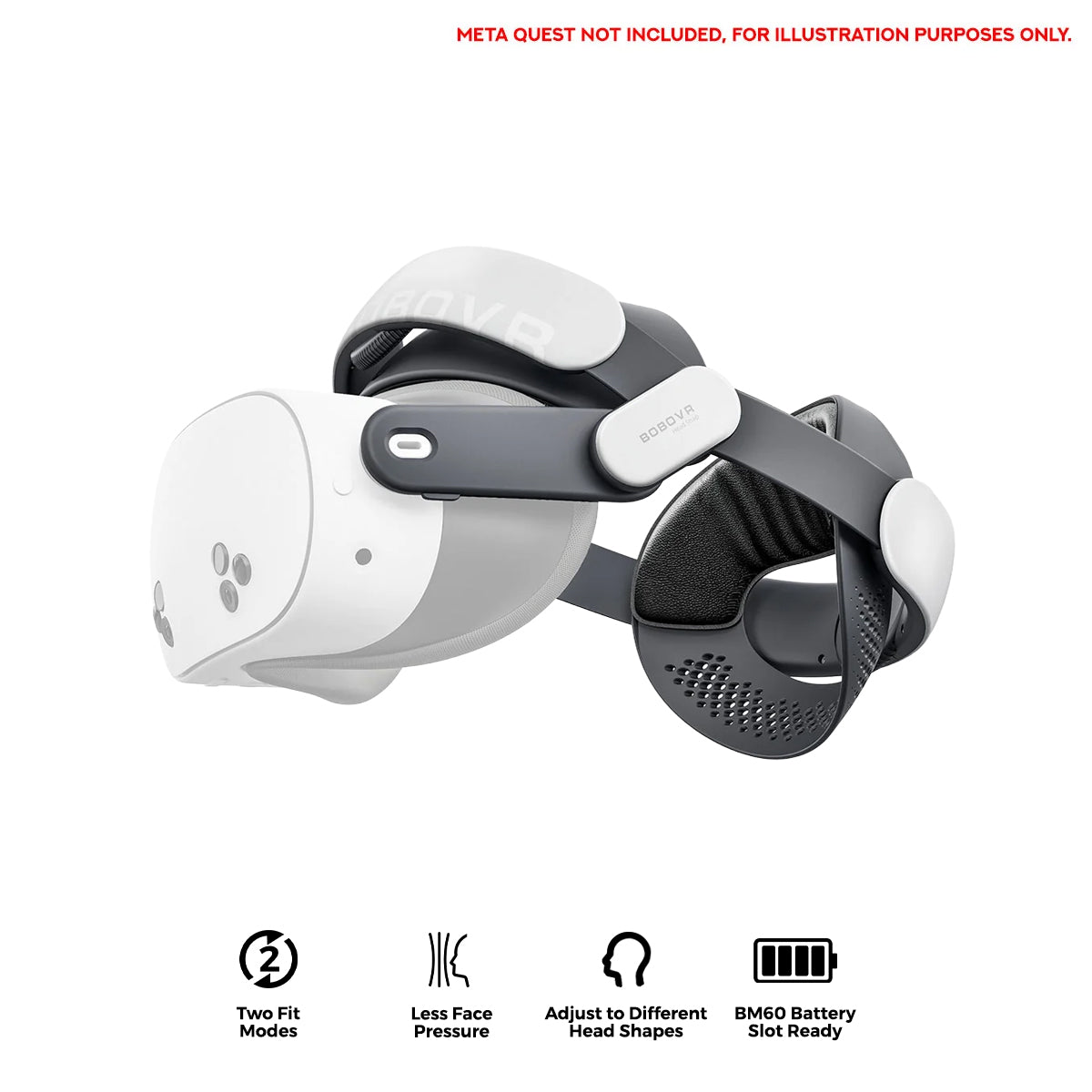 BoboVR M3 Head Strap Compatible w/ Meta Quest 3/3S