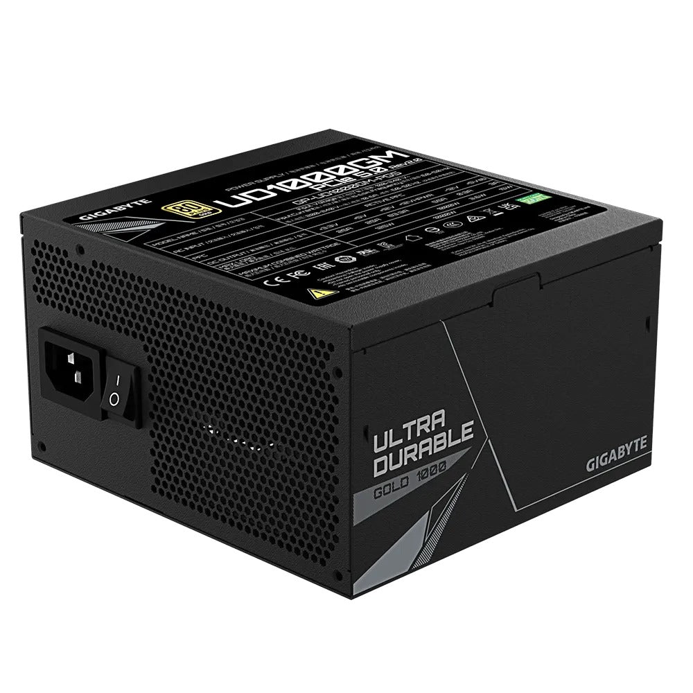 Gigabyte GP-UD1000GM V2 PG5 1000W Gold PCIE 5.0 Modular Power Supply