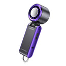 Vention Handheld Foldable High-Speed Cooling Fan (White, Black/Purple) (PBCW0, PBDV0)