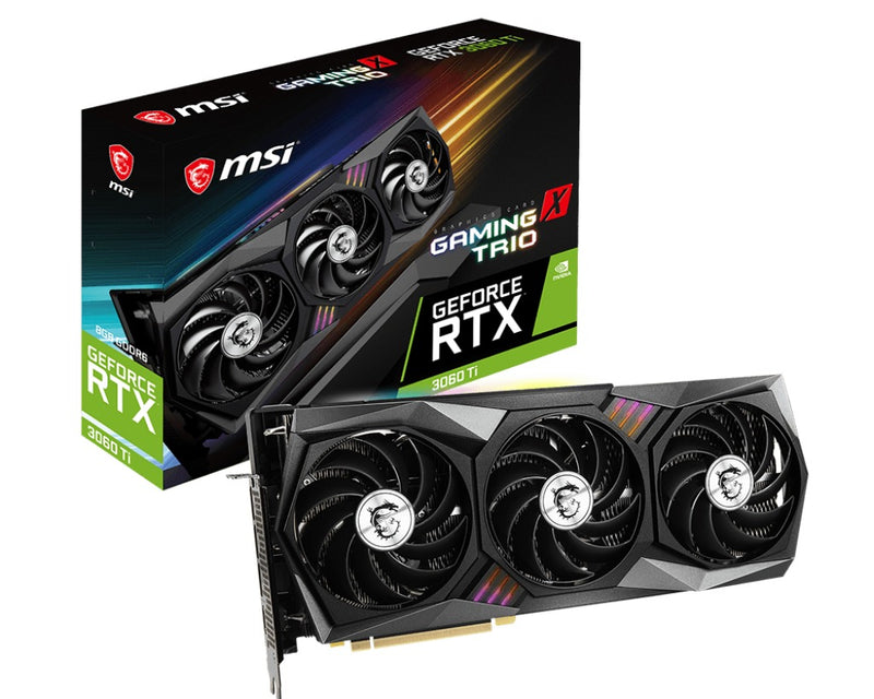 MSI GeForce RTX 3060 Ti Gaming X Trio 8GB GDDR6X Graphics Card