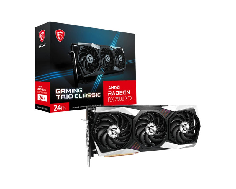 MSI Radeon RX 7900 XTX Gaming Trio Classic 24GB GDDR6 Graphics Card