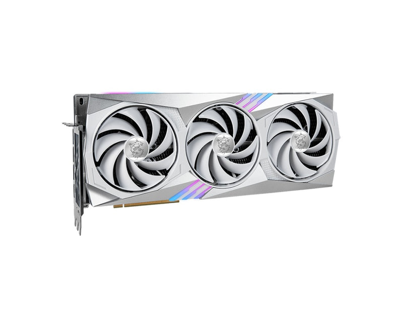 MSI GeForce RTX 4070 Ti Gaming X Trio 12G GDDR6X Graphics Card (White)