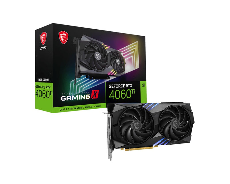 MSI GeForce RTX 4060 Ti Gaming X 16GB GDDR6 Graphics Card