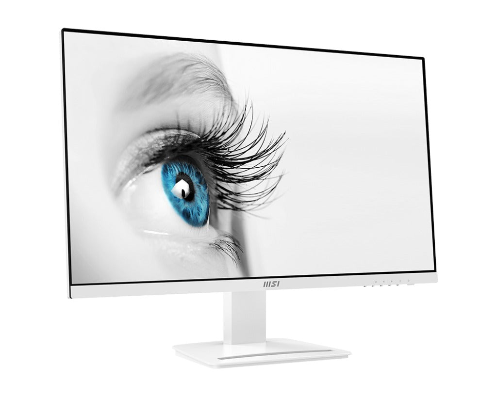 MSI Pro MP273AW 27" FHD (1920x1080) 100Hz 1ms MPRT IPS Wide View Angle Business & Productivity Monitor (White)