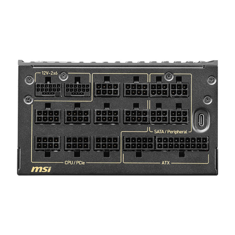 MSI MEG Ai1600T PCIe5 1600W 80+ Titanium Fully Modular Power Supply