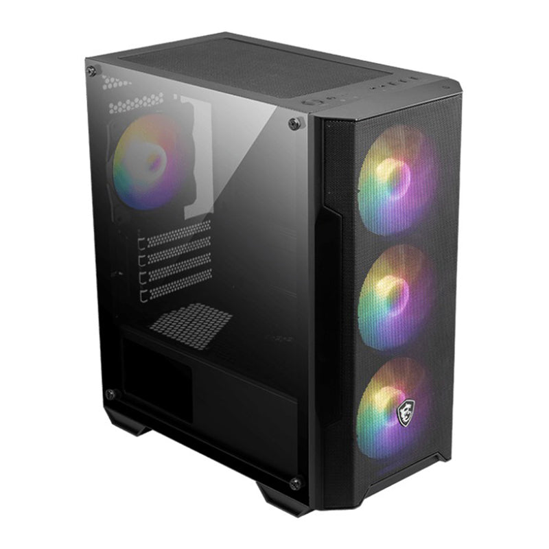 MSI MAG Forge M100A Micro-ATX Tower Case (Black)