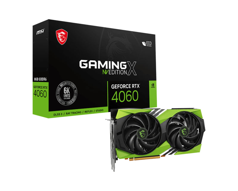 MSI GeForce RTX 4060 Gaming X NV Edition 8GB GDDR6 Graphics Card | DataBlitz