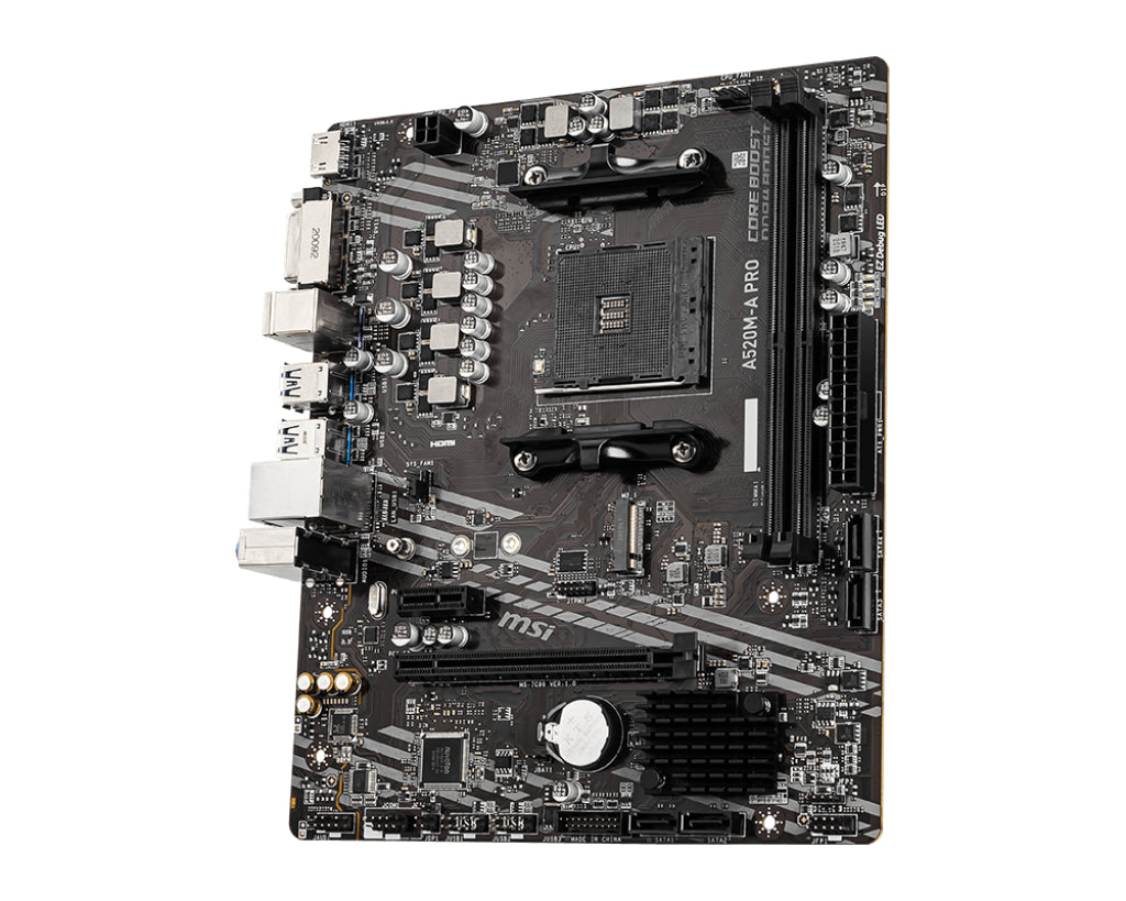 Home All products MSI A520M-A Pro AMD Motherboard