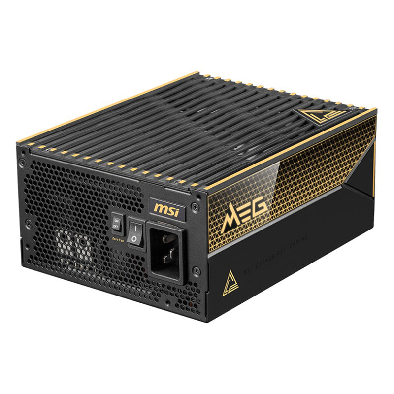 MSI MEG Ai1600T PCIe5 1600W 80+ Titanium Fully Modular Power Supply