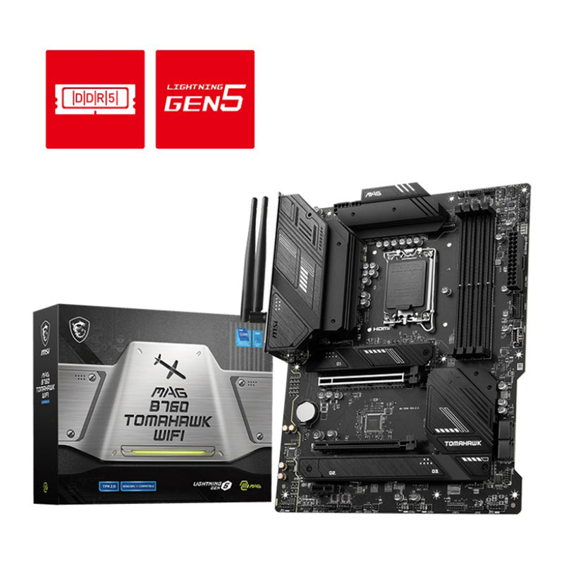 MSI MAG B760 Tomahawk Wifi DDR5 Intel Motherboard