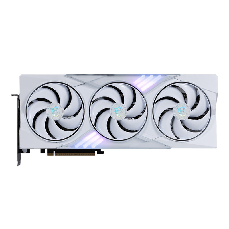 MSI Geforce RTX 5080 16GB GDDR7 Gaming Trio OC Graphics Card (White)