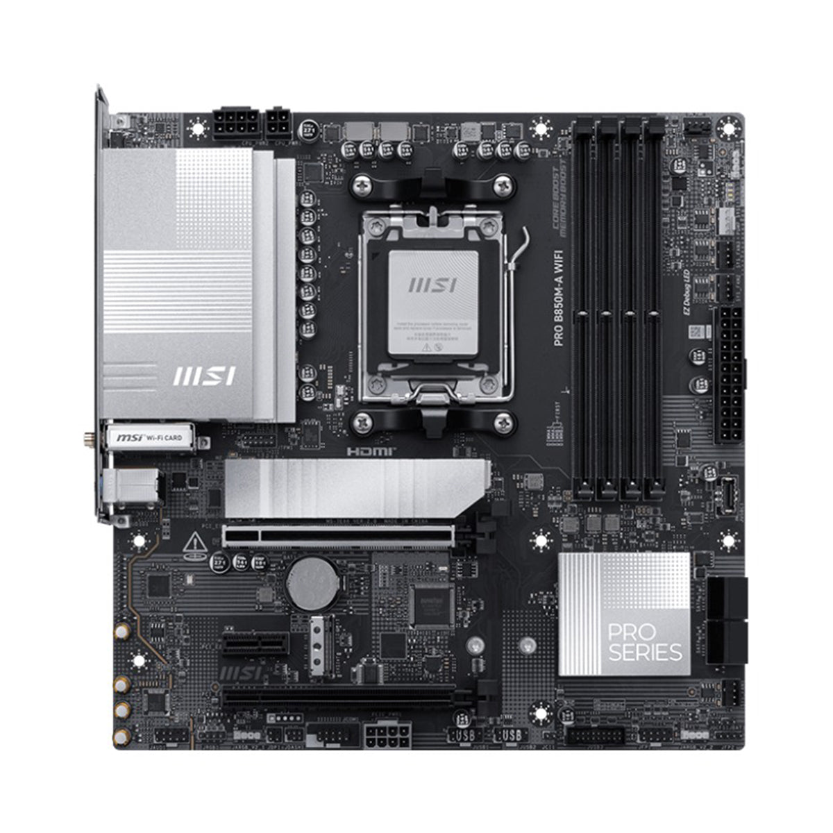 MSI Pro B850M-A WiFi DDR5 AMD Motherboard