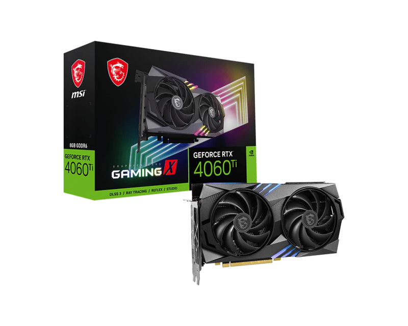 MSI GeForce RTX 4060 TI Gaming X 8GB GDDR6 Graphics Card | DataBlitz