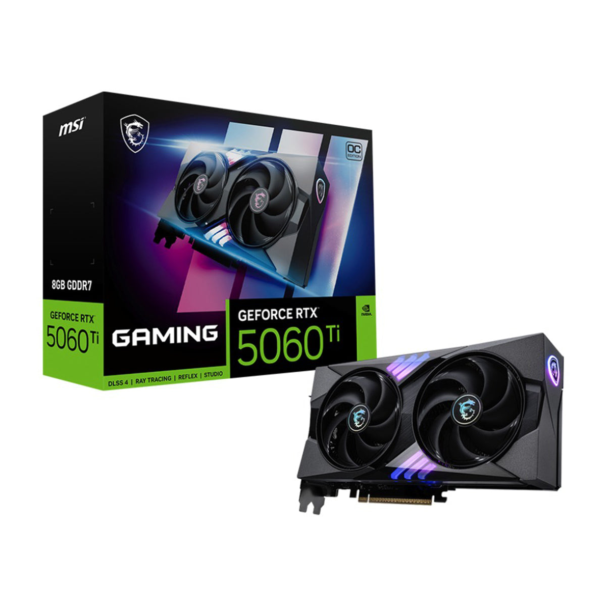 MSI Geforce RTX 5060 Ti 8GB Gaming OC GDDR7 Graphics Card