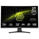 MSI MAG 275CQF E18 27" WQHD (2560x1440) 180Hz 0.05ms GTG Rapid VA Curved Gaming Monitor