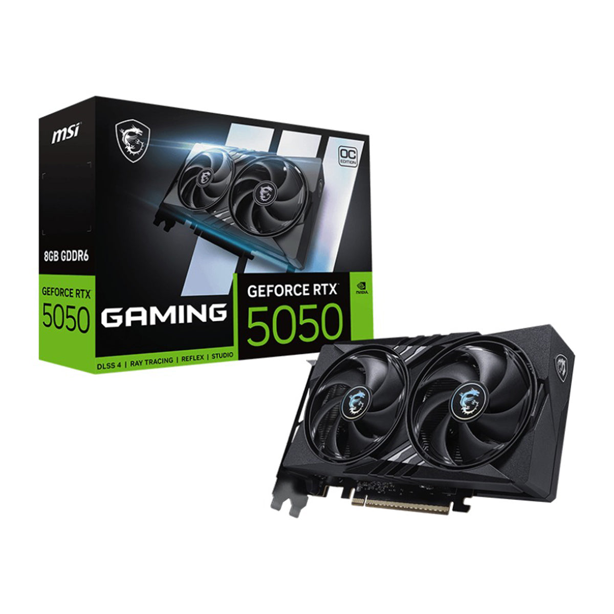 MSI GeForce RTX 5050 8GB GDDR6 Gaming OC Graphics Card
