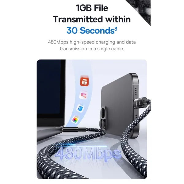 Baseus Display II Fast Charging Data Cable USB-C to USB-C 100W 2M