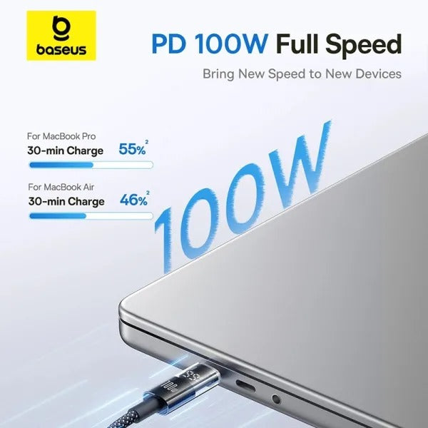 Baseus Display II Fast Charging Data Cable USB-C to USB-C 100W 2M