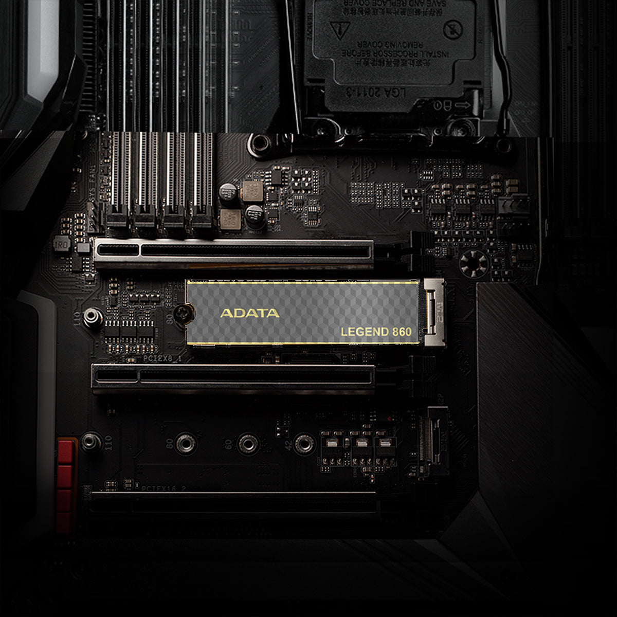 Adata Legend 860 500GB PCIe Gen4 x4 M.2 2280 Internal SSD (SLEG-860-500GCS)