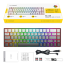 E-Yooso HZ-68 RGB 68-Keys Hot-Swappable Mechanical Keyboard Gradient Grey | DataBlitz