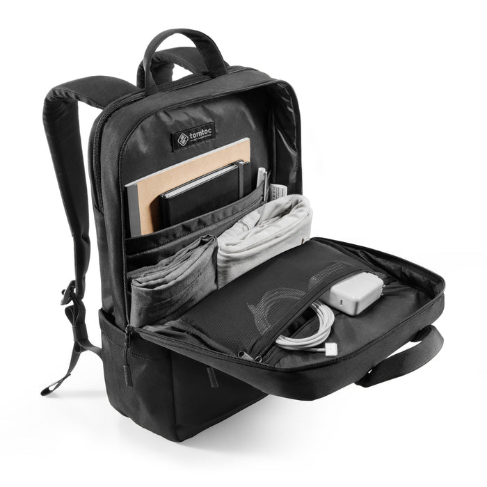 Tomtoc Navigator-T71 Laptop Backpack 18L (Black) (T71M1D1)