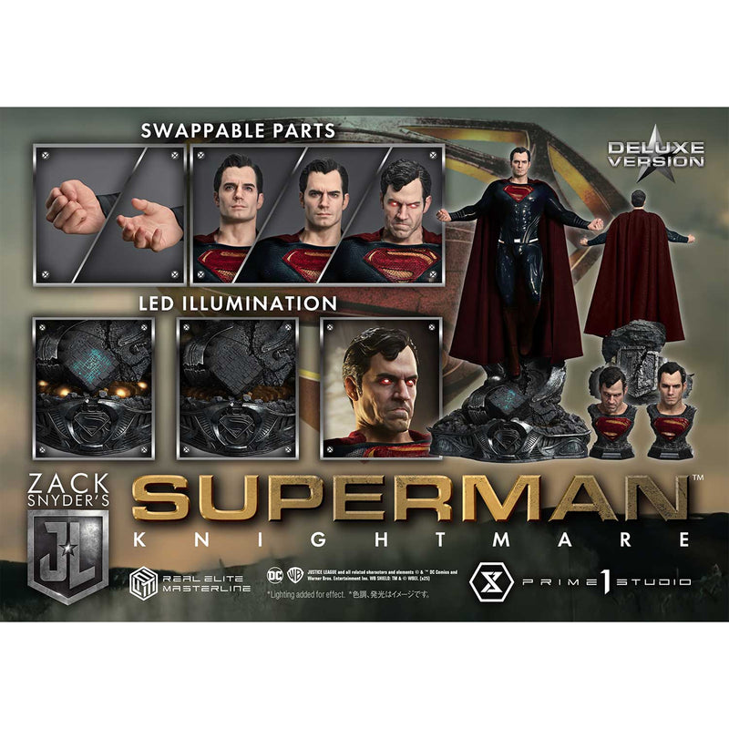 Real Elite Masterline Justice League (Film) Superman Knightmare Color Edition