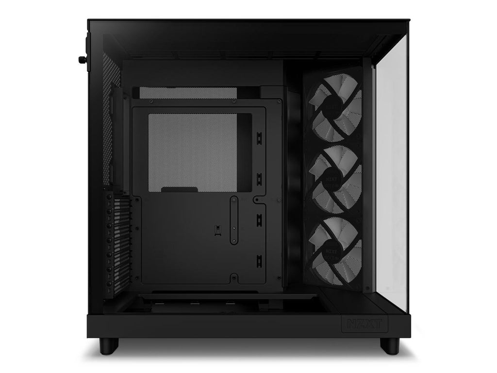NZXT H6 Flow RGB Compact Dual-Chamber ATX Mid-Tower Airflow Case With ...