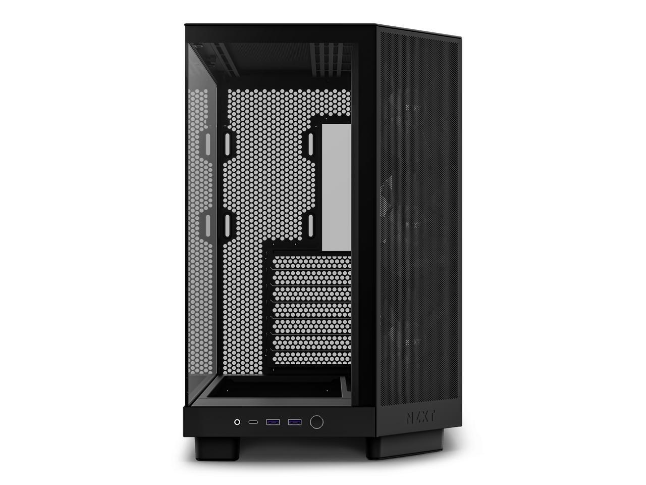 NZXT H6 Flow RGB Compact Dual-Chamber ATX Mid-Tower Airflow Case With RGB Fans