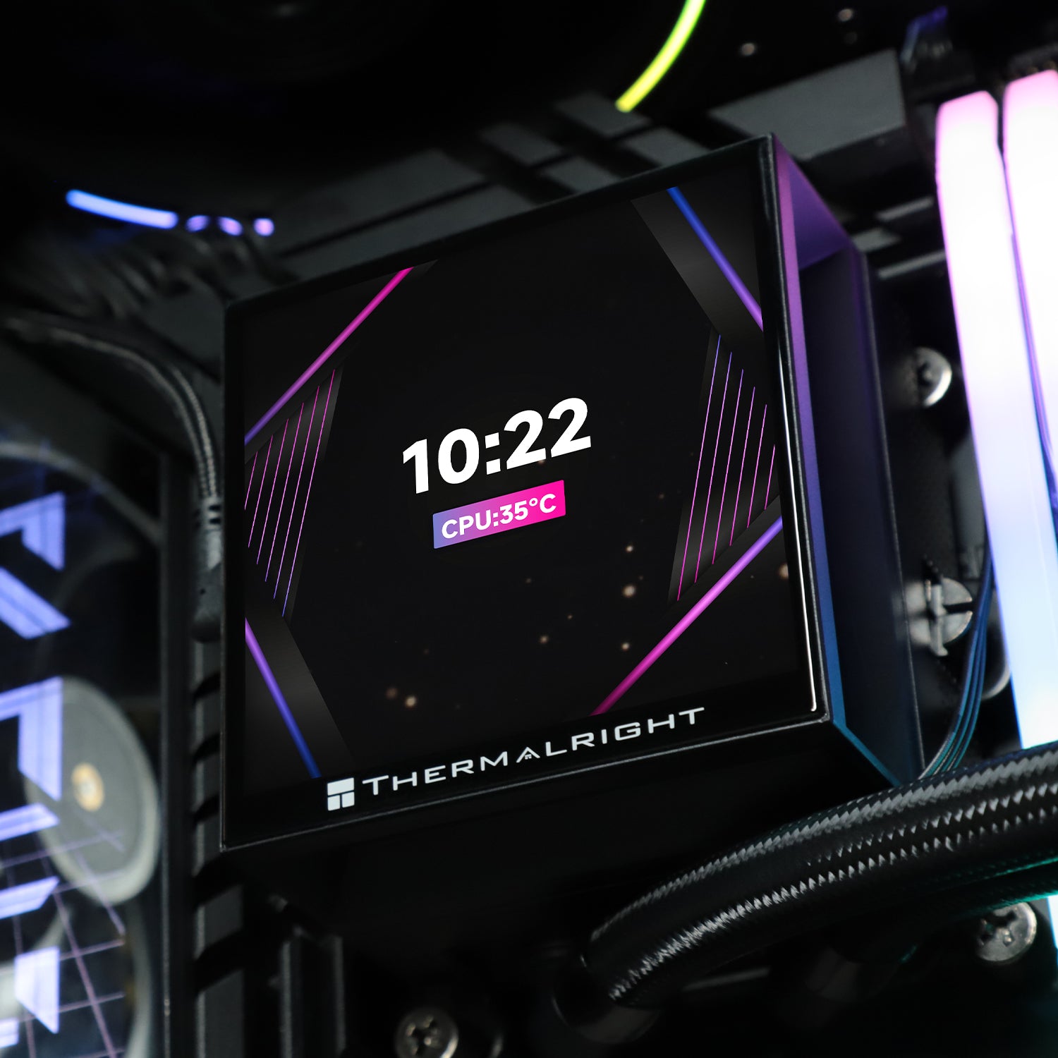Thermalright Hyper Vision 360 ARGB AIO CPU Liquid Cooler (Black)