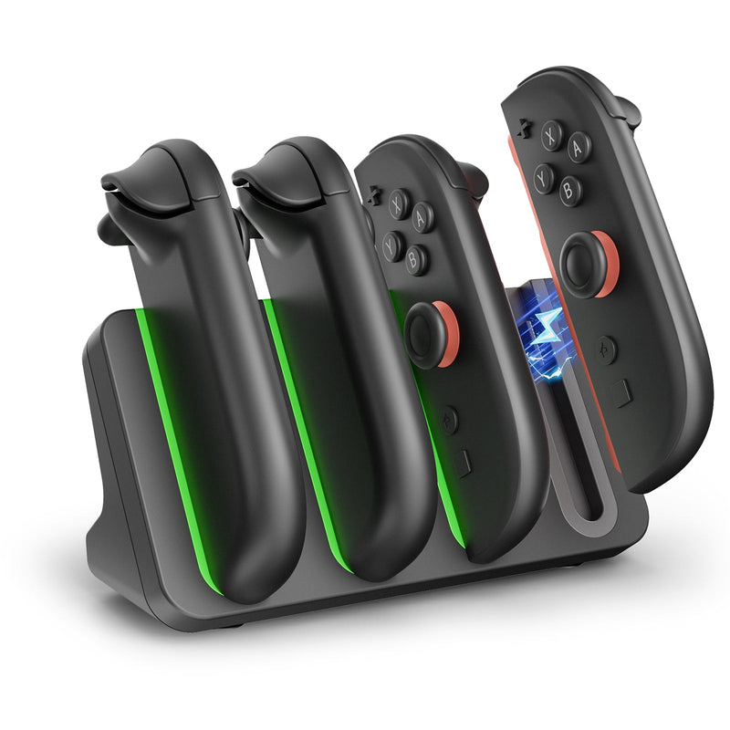 IINE 4-in-1 Charging Dock for Nintendo Switch 2 (Black) (L1102)