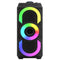 Oudiobop BK-4261 4"x2 RGB Bluetooth Speaker (Black)