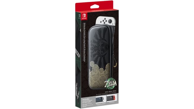 NSW Carrying Case & Screen Protector (The Legend Of Zelda Tears Of The Kingdom Edition) MDE