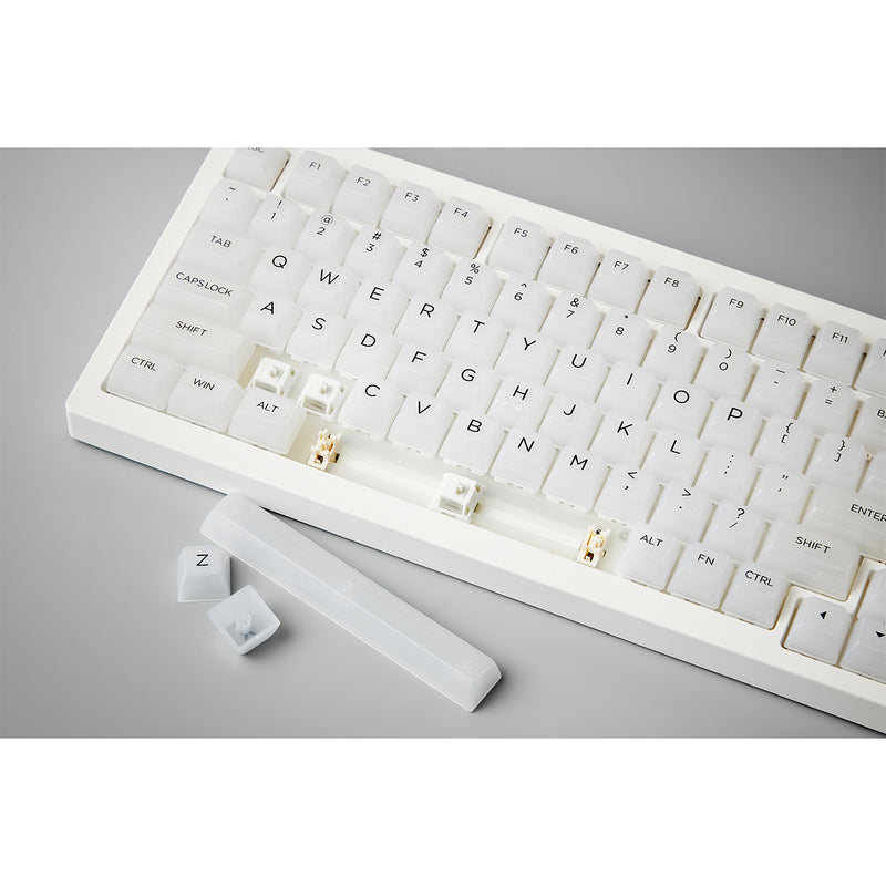 Akko 5075B Plus ASA Clear Multi-Mode RGB Hot-Swappable Mechanical Keyboard White - DataBlitz