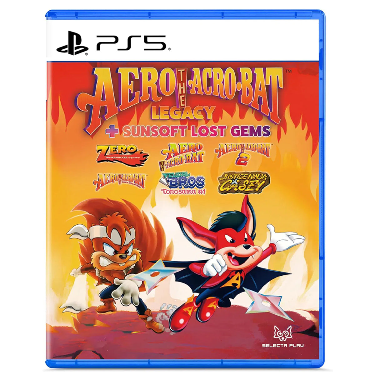 PS5 Aero The Acro-Bat Legacy + Sunsoft Lost Gems