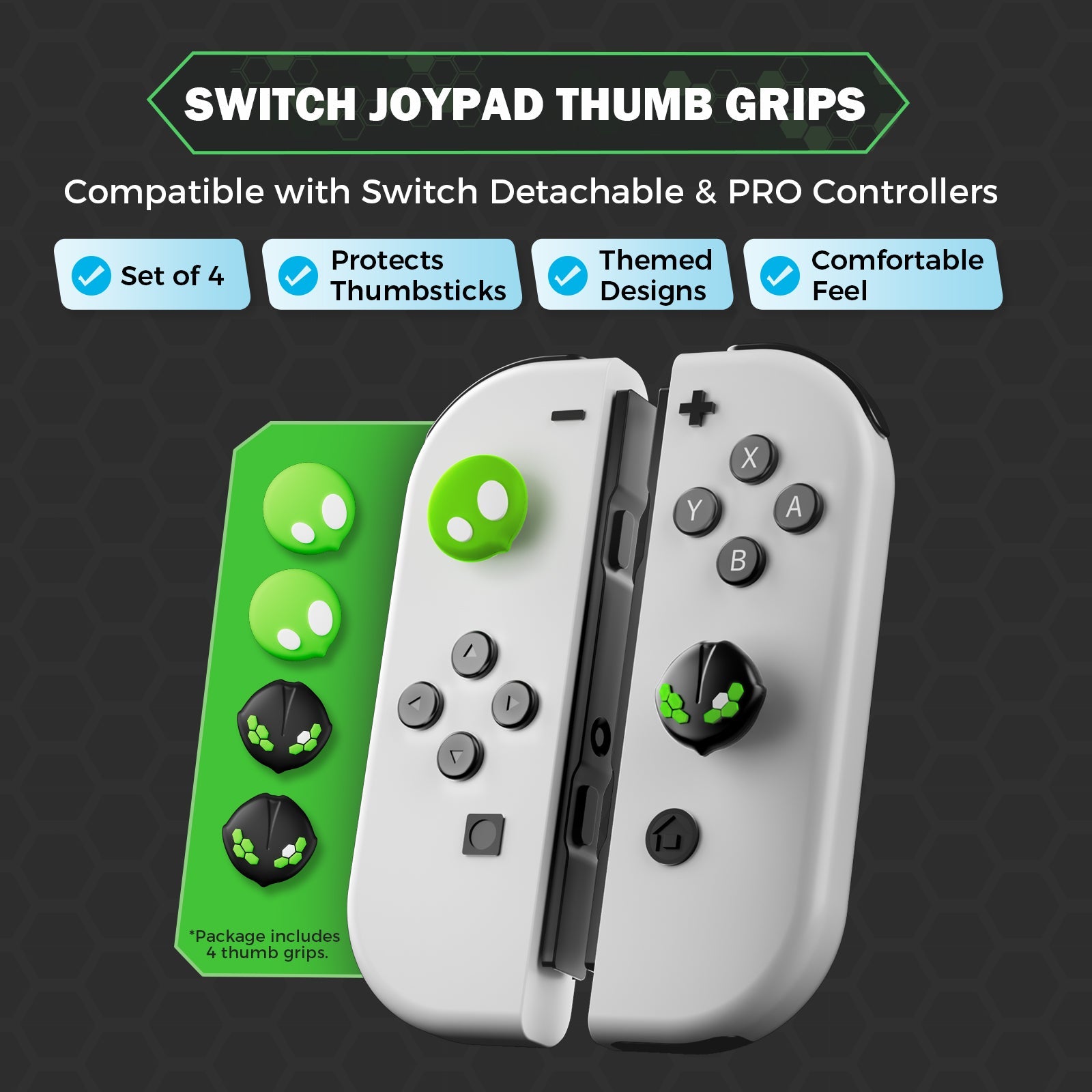 IINE Jormungandr Joystick Caps for Nintendo Switch OLED (L1242)