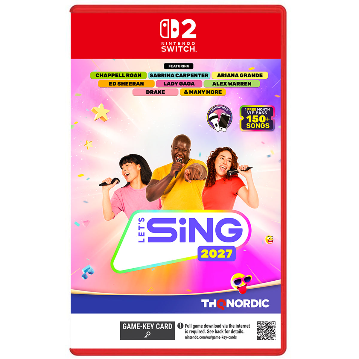 Nintendo Switch 2-Lets Sing 2027 Game Alone (Game-Key Card) Pre-Order Downpayment