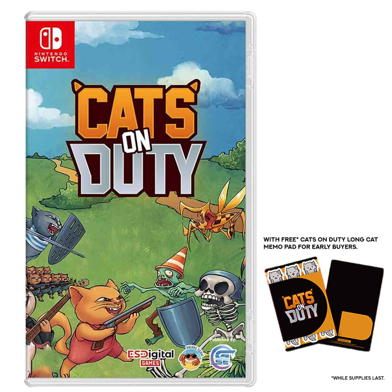 Nintendo Switch Cats on Duty (Asian)