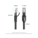 Vention Cat6 UTP Patch Cable - (Black) | DataBlitz