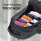 Promate Compact-TR 2-in-1 Large Capacity Trolley Bag Multiple Compartment for 15.6" Laptops
