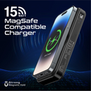 Promate PowerPack-Fold 10000mAH 20W Magsafe Compatible Wireless Charging Power Bank