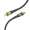 Promate Transline-Ci 27Watts Power Delivery USB-C to Lightning Cable Transparent Shells (Black)