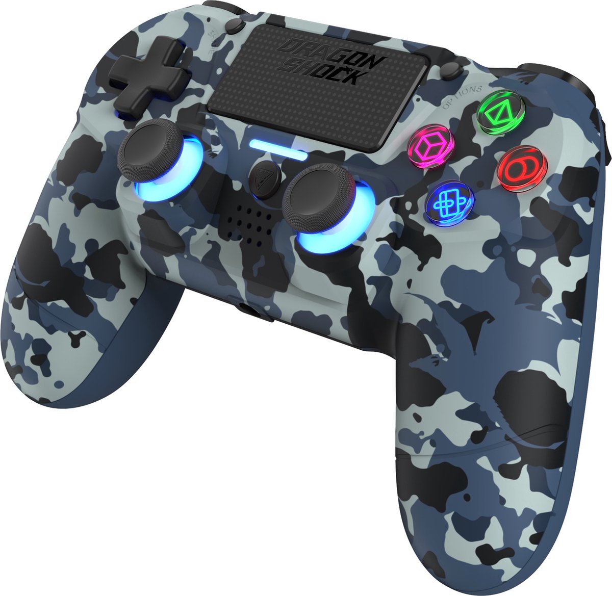 Dragonwar Dragon Shock Mizar Wireless Controller Compatible With PS4/PC/Mobile