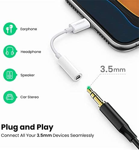 UGreen Lightning To Headphone Jack Adapter - Main Image